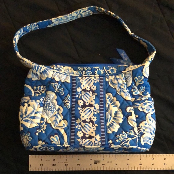 Vera Bradley Blue Lagoon Shoulder Bag - Picture 7 of 11